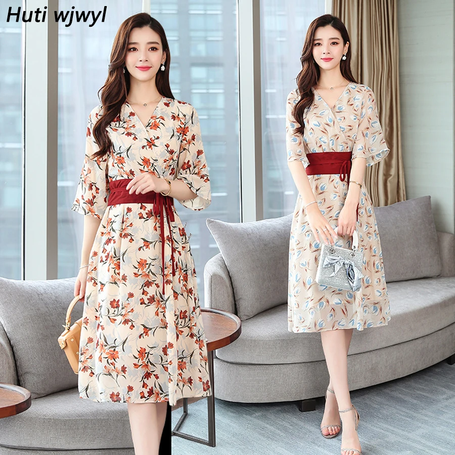 2019 Femal Vintage Elegant Floral Chiffon Boho Midi Dresses Summer Plus Size Print Beach Sundress Women Bodycon Party Vestidos
2019 Femal Vintage Elegant Floral Chiffon Boho Midi Dresses Summer Plus Size Print Beach Sundress Women Bodycon Party Vestidos