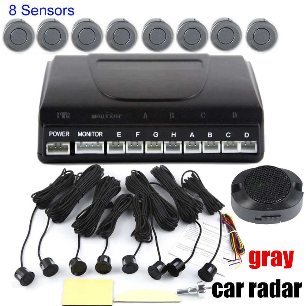 new arrival no disply monitor Car detector Parking Sensors Reverse backup Radar Alert Alarm System 9 colors to choose 8 sensers
new arrival no disply monitor Car detector Parking Sensors Reverse backup Radar Alert Alarm System 9 colors to choose 8 sensers