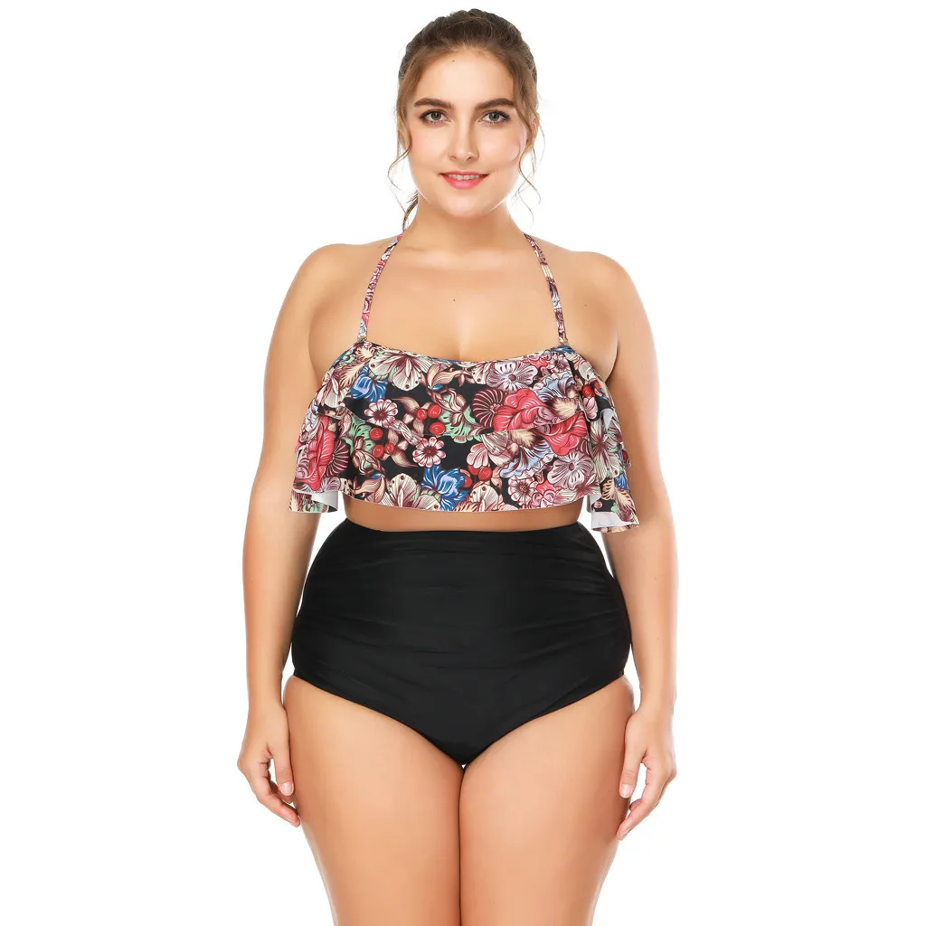 Summer Swimear Cool Plus Size Women Print Swimwear Strap Bikini Push Up Padded Ruffle Two-Piece Swimsuit 40
Summer Swimear Cool Plus Size Women Print Swimwear Strap Bikini Push Up Padded Ruffle Two-Piece Swimsuit 40