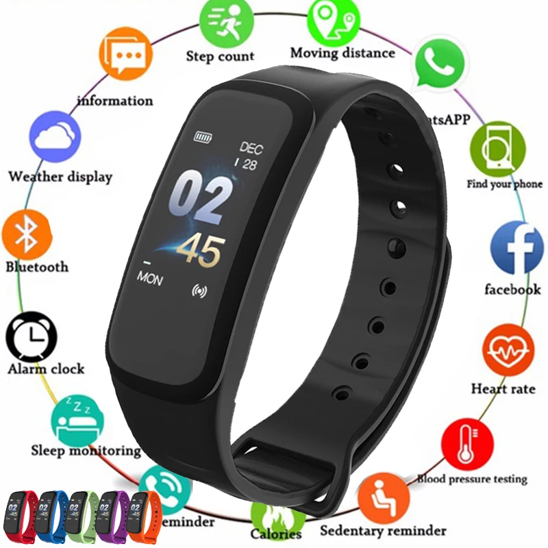 C1Plus Smart Bracelet Color Screen Blood Pressure Fitness Tracker Heart Rate Monitor Smart Band Sport for Android IOS
C1Plus Smart Bracelet Color Screen Blood Pressure Fitness Tracker Heart Rate Monitor Smart Band Sport for Android IOS