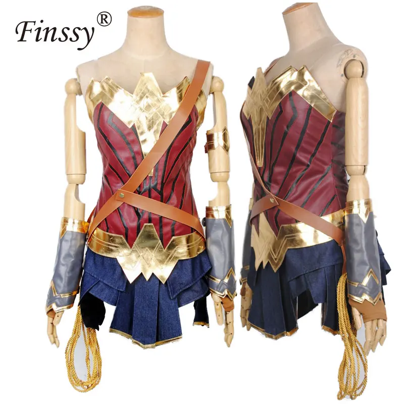 Sexy Superhero Wonder Woman Cosplay Costume Adult Justice League Costume Christmas Halloween Women Dress Up Dress Cosplay
Sexy Superhero Wonder Woman Cosplay Costume Adult Justice League Costume Christmas Halloween Women Dress Up Dress Cosplay