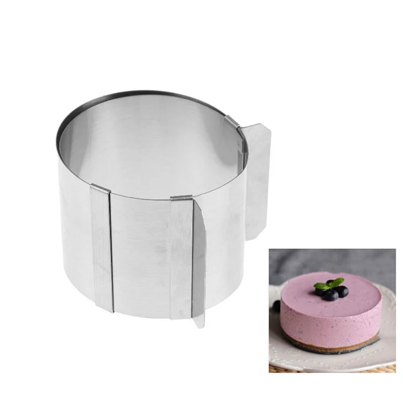 Adjustable Mousse Cookie Mould Small Pastry Decoration Mold Kitchen Essential Bakeware Stainless Steel Circular Mousse Cake Ring
Adjustable Mousse Cookie Mould Small Pastry Decoration Mold Kitchen Essential Bakeware Stainless Steel Circular Mousse Cake Ring