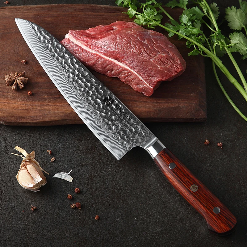 XINZUO 8.5" inch Chef Knife Japan Damascus Stainless Steel Sharp Kitchen Newarrive Santoku VG10 Gyuto Knives Rosewood Handle
XINZUO 8.5" inch Chef Knife Japan Damascus Stainless Steel Sharp Kitchen Newarrive Santoku VG10 Gyuto Knives Rosewood Handle