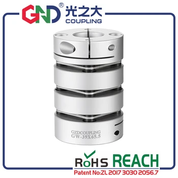 Flexible coupling GND aluminum three diaphragms disc clamp for CNC servomotor stepmotor motor connect kaplin electric shaft coup
Flexible coupling GND aluminum three diaphragms disc clamp for CNC servomotor stepmotor motor connect kaplin electric shaft coup