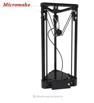 Micromake 3D Printer Pulley Version Linear Guide DIY Kit Kossel Delta Auto Leveling Large Printing Size 3D Metal Printer
Micromake 3D Printer Pulley Version Linear Guide DIY Kit Kossel Delta Auto Leveling Large Printing Size 3D Metal Printer