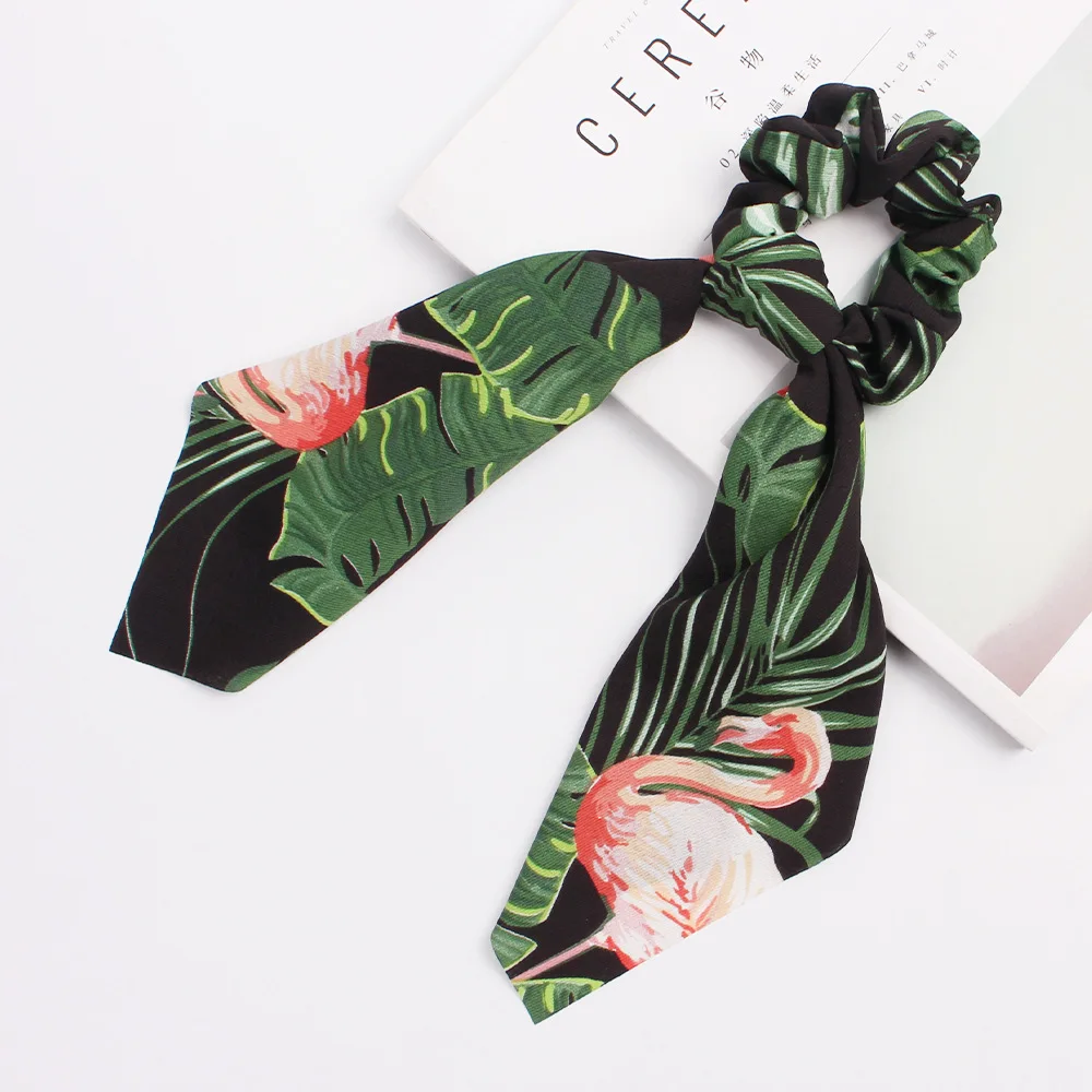 New Ribbon Scrunchie Chiffon Headband Flamingo Scrunchies Women Elastic Hair Bands Girls Hair Ties Animal Print Hair Accessories
New Ribbon Scrunchie Chiffon Headband Flamingo Scrunchies Women Elastic Hair Bands Girls Hair Ties Animal Print Hair Accessories