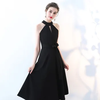 Black Noble Improved Evening Dress Sexy Sleeveless Night Club Party Dresses Slim Solid Banquet Royal Princess Robe Gowns Vestido
Black Noble Improved Evening Dress Sexy Sleeveless Night Club Party Dresses Slim Solid Banquet Royal Princess Robe Gowns Vestido