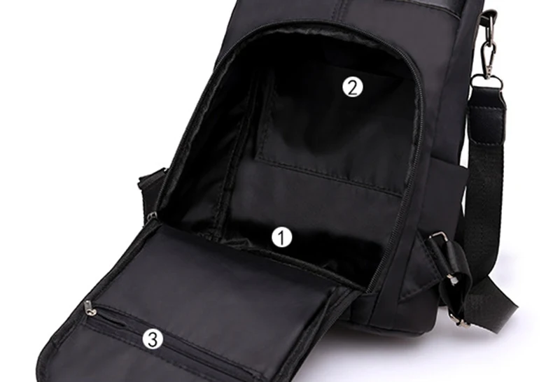 Women Solid Backpack Oxford Waterproof Travel Bag Anti-theft High Capacity Teenage Student Double Shoulder Bags Mochila BP0266 (4)