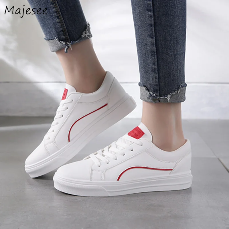 Vulcanize Shoes Women White Korean Style Breathable Soft Bottom Classic Womens Trendy Outside Leisure Students Elegant Female
Vulcanize Shoes Women White Korean Style Breathable Soft Bottom Classic Womens Trendy Outside Leisure Students Elegant Female