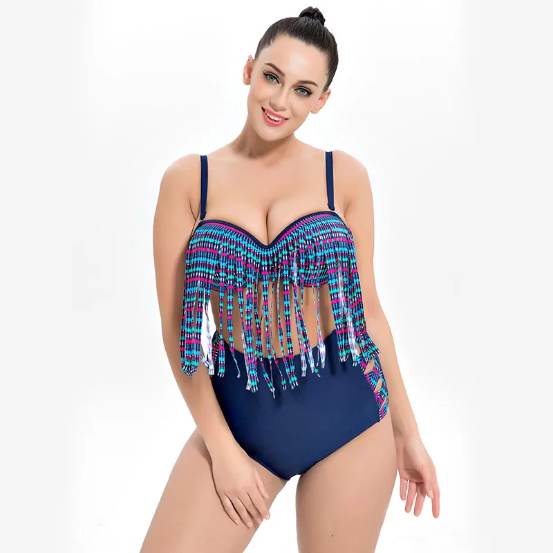 Women's bathing suit cup gathers the bikini tassel to hang swimsuit beach sexy women |