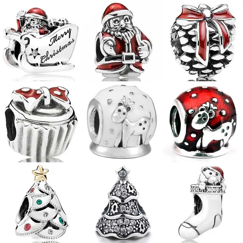 Christmas Festive Twinkling Tree Sleighing Santa Snow Globe Moose Stocking Beads Fit Pandora Bracelet 925 Sterling Silver Charm
Christmas Festive Twinkling Tree Sleighing Santa Snow Globe Moose Stocking Beads Fit Pandora Bracelet 925 Sterling Silver Charm