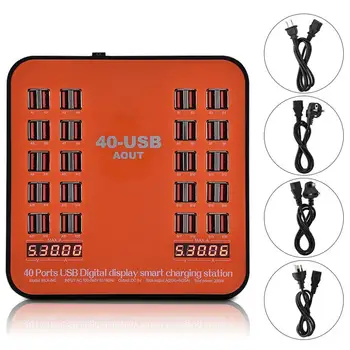 AU/EU/UK/US Plug 40 Ports 200W/40A LCD Digital Display USB Smart Stable Chargeing Station for Samsung
AU/EU/UK/US Plug 40 Ports 200W/40A LCD Digital Display USB Smart Stable Chargeing Station for Samsung
