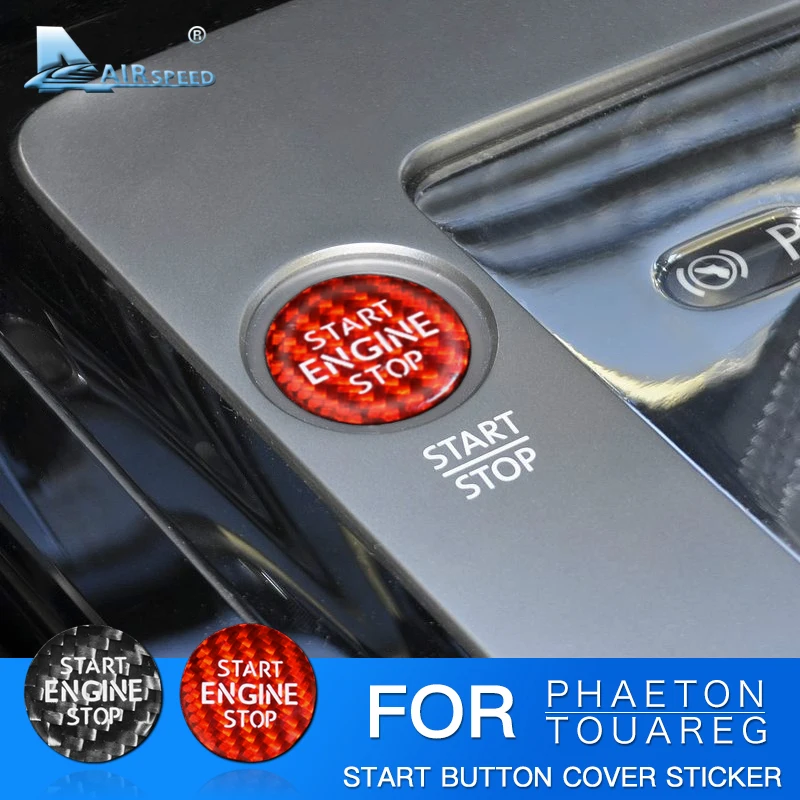 Airspeed for Volkswagen Touareg Phaeton Accessories for VW Touareg Stickers VW Phaeton Carbon Fiber Engine Start Button Sticker
Airspeed for Volkswagen Touareg Phaeton Accessories for VW Touareg Stickers VW Phaeton Carbon Fiber Engine Start Button Sticker