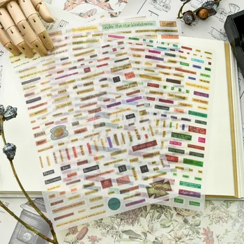 KSCRAFT Colorful Phrase Vellum Paper Stickers for Scrapbooking Happy Planner/Card Making/Journaling Project
KSCRAFT Colorful Phrase Vellum Paper Stickers for Scrapbooking Happy Planner/Card Making/Journaling Project