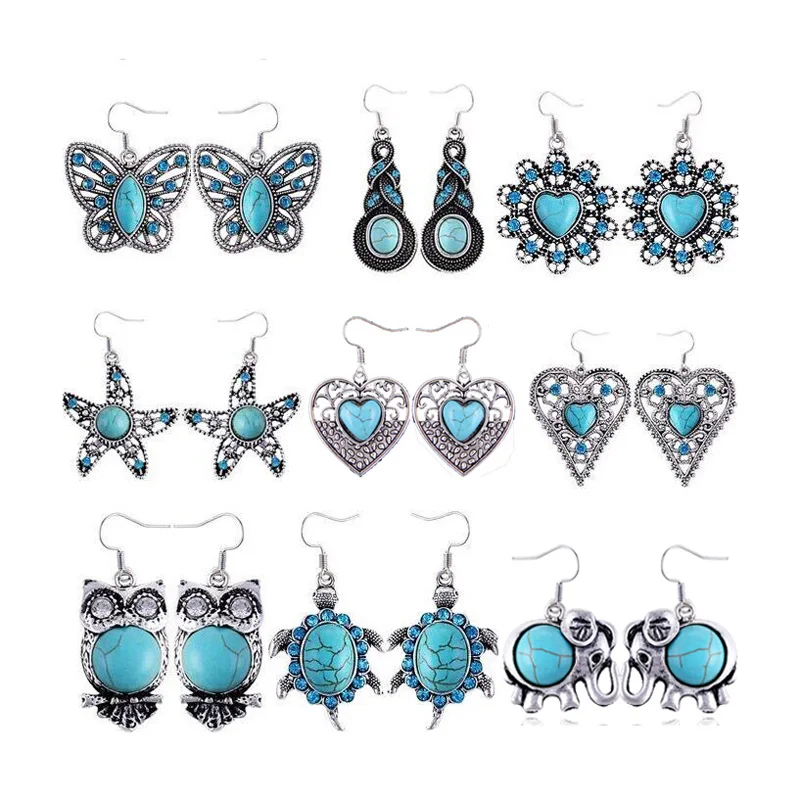 Bohemian Vintage Silver Plated Crystal Owl Eyes EarringTurtle Love Butterfly Starfish Green Earrings E1354 E1226
Bohemian Vintage Silver Plated Crystal Owl Eyes EarringTurtle Love Butterfly Starfish Green Earrings E1354 E1226
