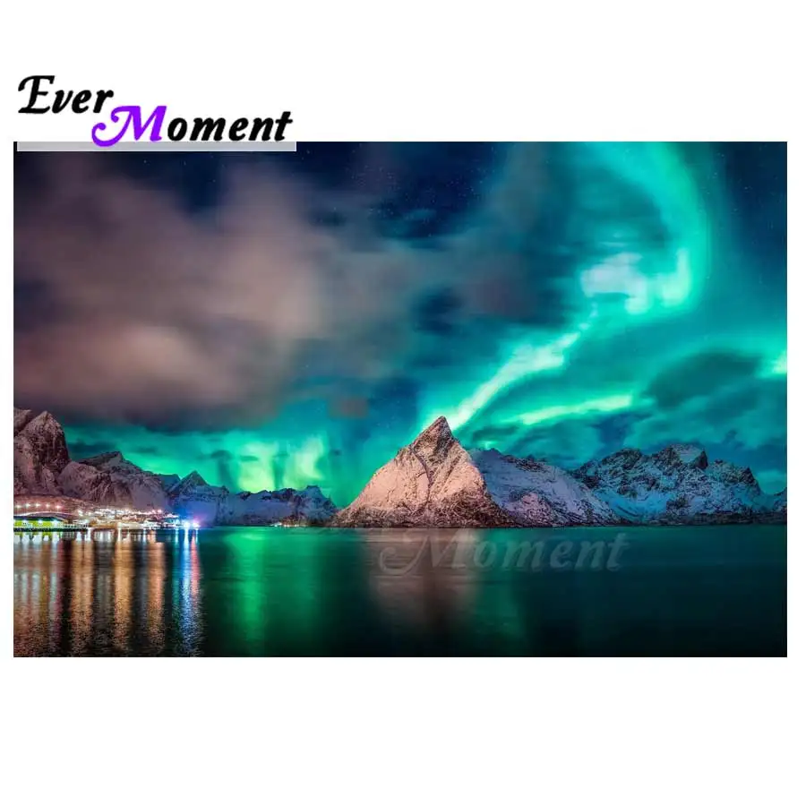 Ever Moment Diamond Painting Picture Of Rhinestone Aurora Mountan Sea Handmade Full Square Drill Diamond Embroidery 3F622
Ever Moment Diamond Painting Picture Of Rhinestone Aurora Mountan Sea Handmade Full Square Drill Diamond Embroidery 3F622