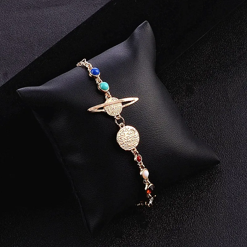 7 Color Stones Multicolor Bracelet Planet universe Charm Bracelets For Women 2019 New Gold Color Chain bracelets for women
7 Color Stones Multicolor Bracelet Planet universe Charm Bracelets For Women 2019 New Gold Color Chain bracelets for women