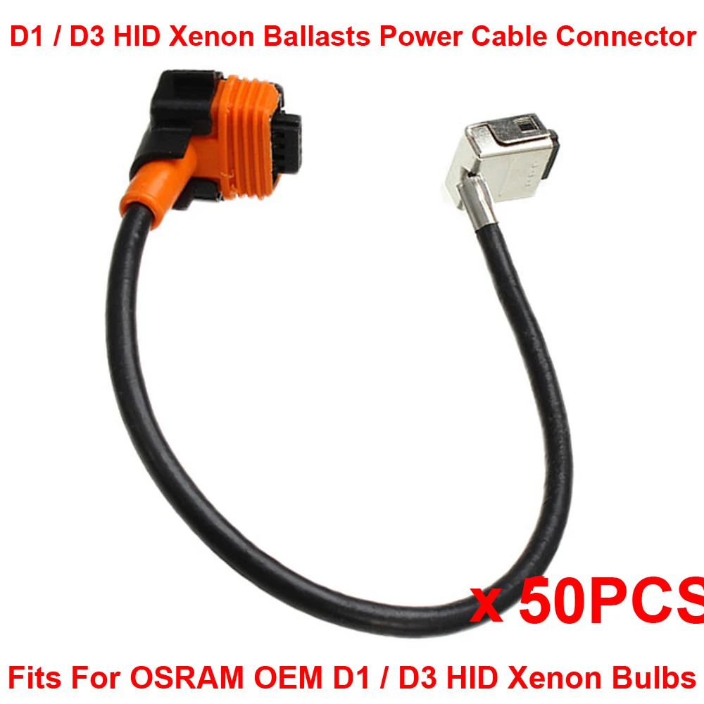 50PCS D1S D1R D1C D3S D3R D3C OEM HID Xenon Headlight Bulbs Ballasts Wire Harness Cable Adapter Holder Wiring Socket Plug N Play
50PCS D1S D1R D1C D3S D3R D3C OEM HID Xenon Headlight Bulbs Ballasts Wire Harness Cable Adapter Holder Wiring Socket Plug N Play