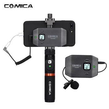 COMICA CVM-WS50(A) 6-Channel UHF Wireless Smartphone Lavalier Microphone Phone Holder+Grip+Control+Carry Bag Vlogging Filming
COMICA CVM-WS50(A) 6-Channel UHF Wireless Smartphone Lavalier Microphone Phone Holder+Grip+Control+Carry Bag Vlogging Filming