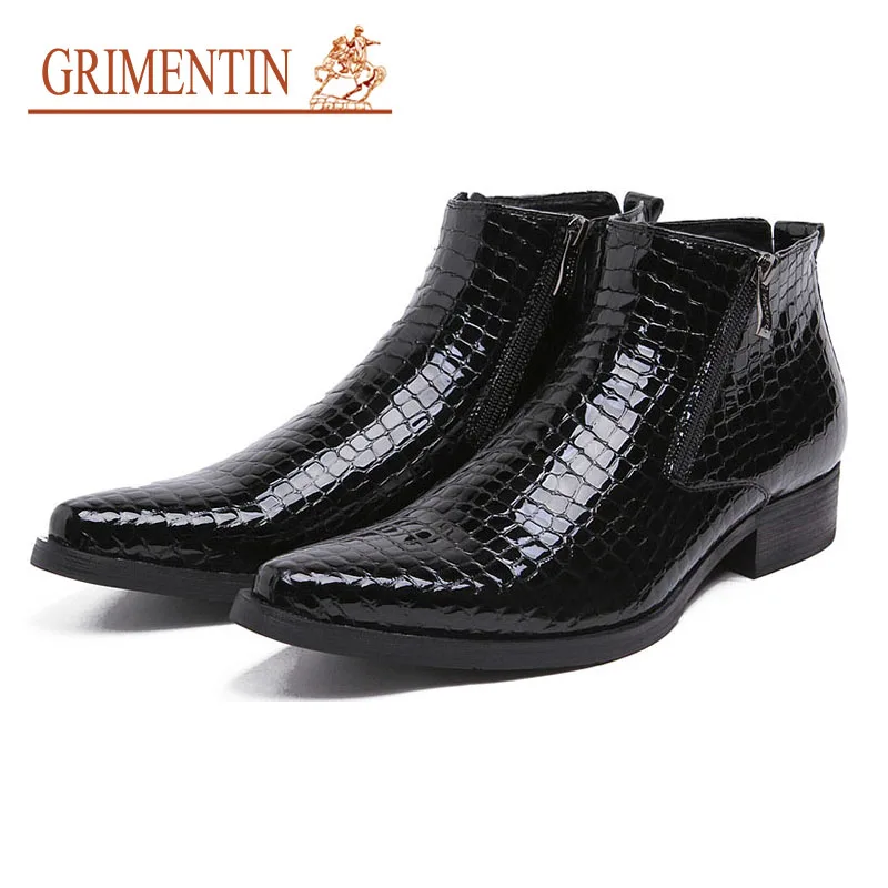 GRIMENTIN 2019 hot sale brand business men boots genuine leather with zipper formal wedding shoes
GRIMENTIN 2019 hot sale brand business men boots genuine leather with zipper formal wedding shoes