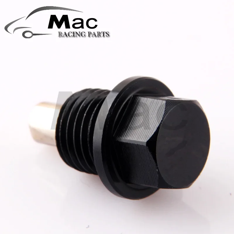(10 pcs/lot )M12*1.25 High quality magnetic oil drain plug oil sump drain plug nut with washer oil pan screws with logo