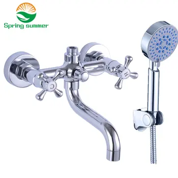 SPRING SUMMER Classic shower faucet trunk bathroom Bathtub mixer Hot and cold water dual
SPRING SUMMER Classic shower faucet trunk bathroom Bathtub mixer Hot and cold water dual