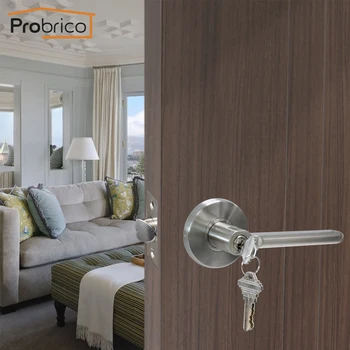 Probrico Door handles Lock for Interior doors Brushed Nickel Keyed Alike Security Door lever Entrance Lock USA Domestic Delivery
Probrico Door handles Lock for Interior doors Brushed Nickel Keyed Alike Security Door lever Entrance Lock USA Domestic Delivery