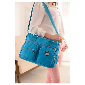 Jinqiaoer Women Waterproof Nylon Handbags Fashion Multi-function Many Pockets Large Capacity Leisure Luggage Girl Travel Bag
Jinqiaoer Women Waterproof Nylon Handbags Fashion Multi-function Many Pockets Large Capacity Leisure Luggage Girl Travel Bag