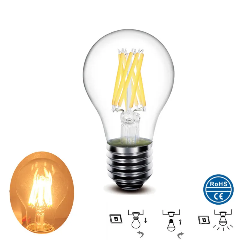 2w 4w 6w 8w E27 A60 LED Filament lamp 220v 230v 240v E27 Globe COB LED Bulb ball light Edison Incandescent lamp warm white
2w 4w 6w 8w E27 A60 LED Filament lamp 220v 230v 240v E27 Globe COB LED Bulb ball light Edison Incandescent lamp warm white