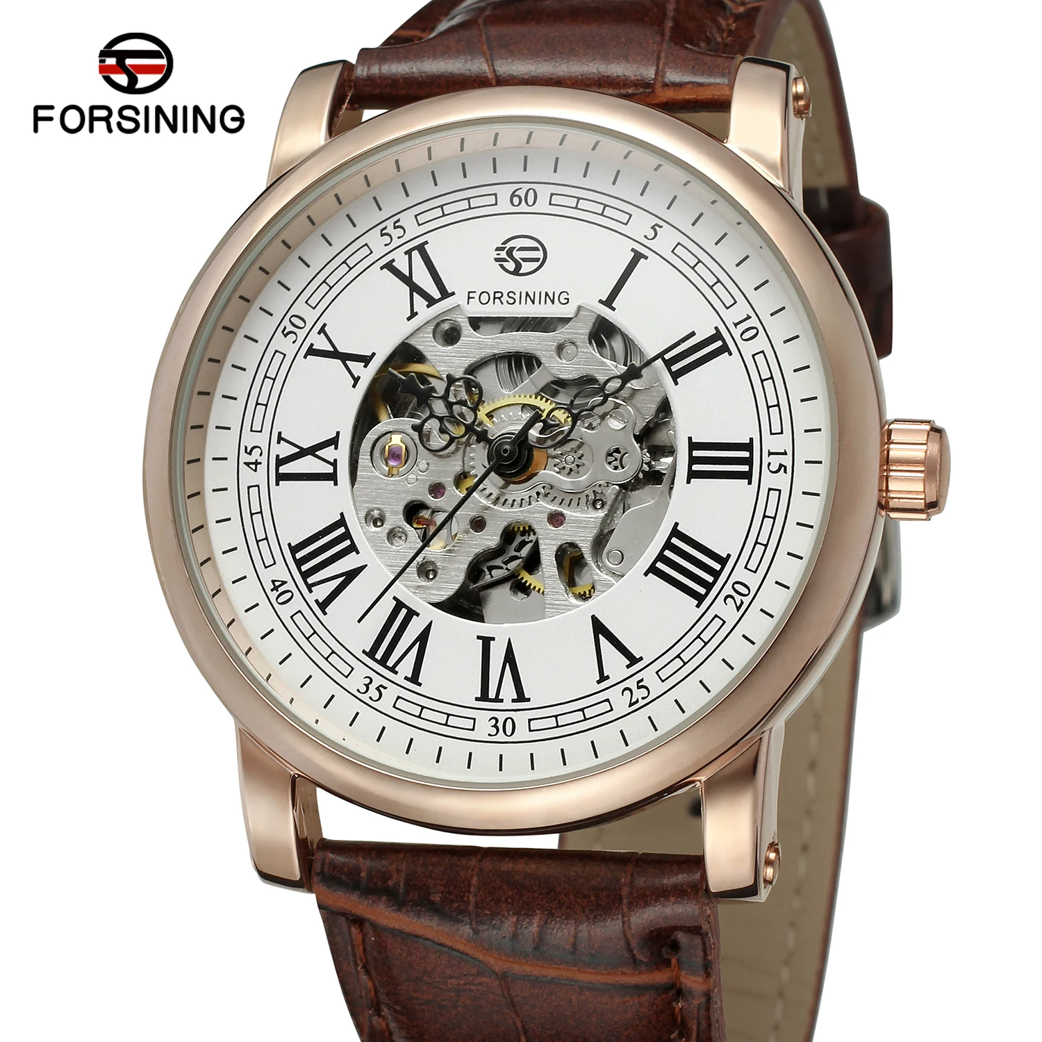 Forsining Top Brand Classic Design Transparent Case Men Watches Luxury Mechanical Skeleton Roman Number Display Watch Clock Men
Forsining Top Brand Classic Design Transparent Case Men Watches Luxury Mechanical Skeleton Roman Number Display Watch Clock Men