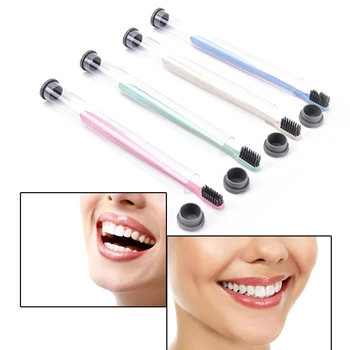 1pcs Portable Travel Creative Adult Soft Toothbrush Wheat Straw Tooth Cleaning Charcoal Bristle Brush With Travel Storage Case
1pcs Portable Travel Creative Adult Soft Toothbrush Wheat Straw Tooth Cleaning Charcoal Bristle Brush With Travel Storage Case