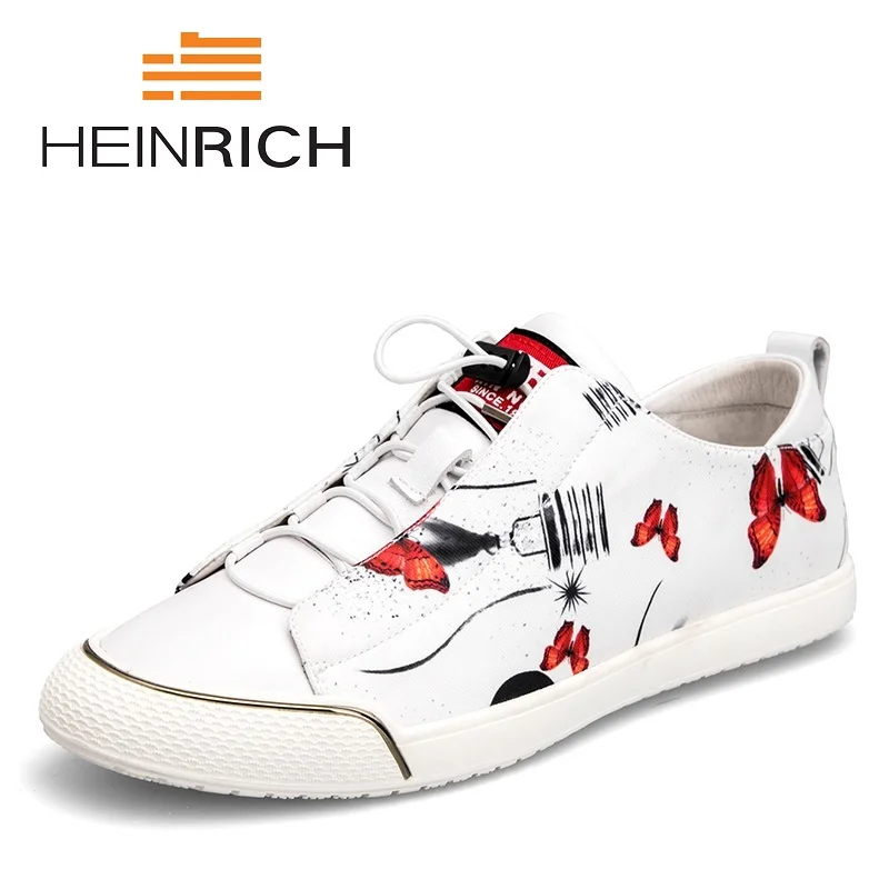HEINRICH Hot Sale Luxury Brand Hot Sale Breathable Soft Men Casual Leather Shoes Lace-Up Flat Black White Shoes Erkek Ayakkabi
HEINRICH Hot Sale Luxury Brand Hot Sale Breathable Soft Men Casual Leather Shoes Lace-Up Flat Black White Shoes Erkek Ayakkabi