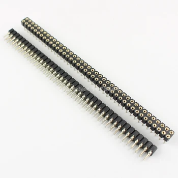 100 Pcs Per Lot Pitch 2.54mm 2x40 Pin Female Double Row Tin Round Pin Header Strip
100 Pcs Per Lot Pitch 2.54mm 2x40 Pin Female Double Row Tin Round Pin Header Strip