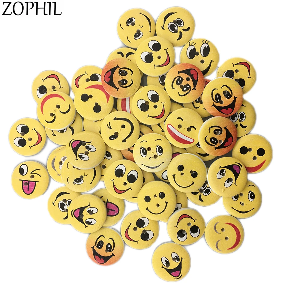 ZOPHIL 50pcs 20mm Smile Face DIY Craft Buttons Kids Cartoon Wooden Sewing Supplies Decorative Buttons For Clothing Wooden Badge
ZOPHIL 50pcs 20mm Smile Face DIY Craft Buttons Kids Cartoon Wooden Sewing Supplies Decorative Buttons For Clothing Wooden Badge
