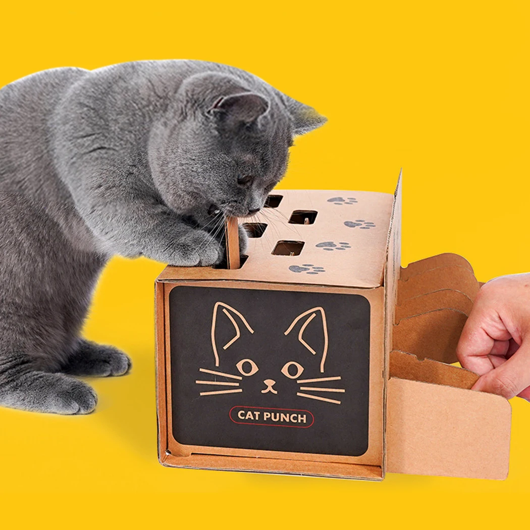 Cat Punch Scratch Toy Supplies Interactive Mole Mice Game Toy DIY Mouse Pop Up Puzzle For Cats Treat Exercise Training Cat Toys
Cat Punch Scratch Toy Supplies Interactive Mole Mice Game Toy DIY Mouse Pop Up Puzzle For Cats Treat Exercise Training Cat Toys