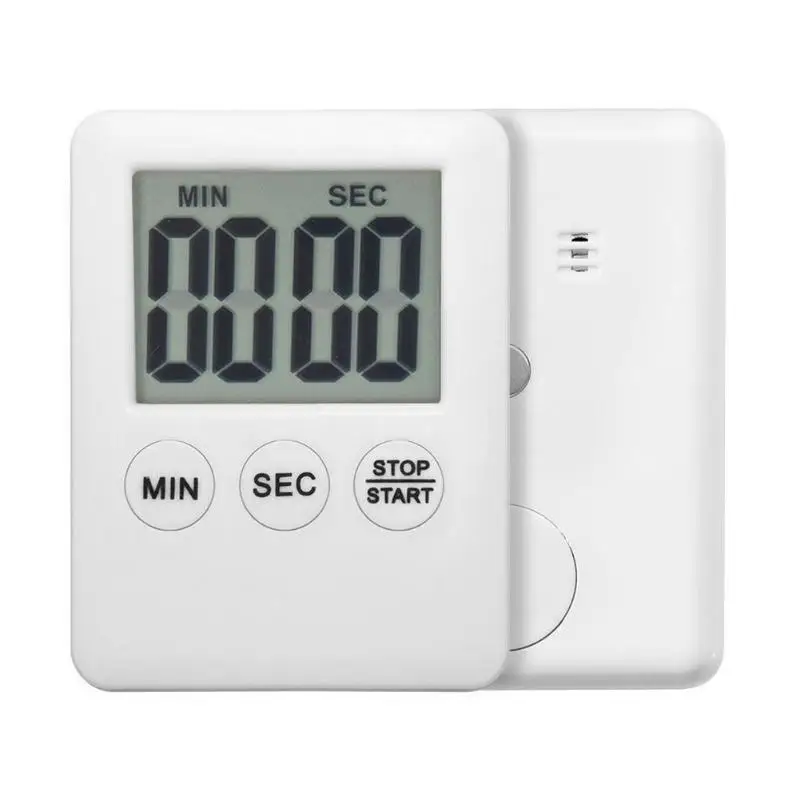 LCD Digital Timer Practical Kitchen Cooking Count-Down Up Clock Loud Alarm Reminder Table Clock Temporizador Kitchen Timer
LCD Digital Timer Practical Kitchen Cooking Count-Down Up Clock Loud Alarm Reminder Table Clock Temporizador Kitchen Timer