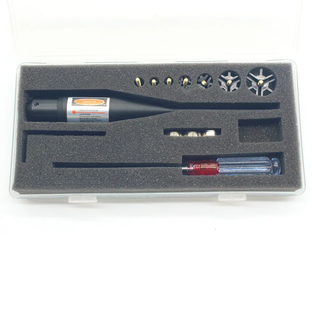 Top Quality Red Laser Boresighter Bore Sighter Kit for Hunting .17 to .78 Caliber Promotion HOT
Top Quality Red Laser Boresighter Bore Sighter Kit for Hunting .17 to .78 Caliber Promotion HOT