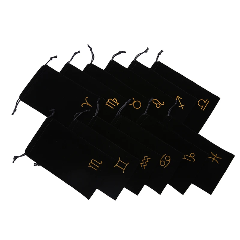 1PC Mini Jewelry Drawstring Package Velvet Tarot Card Storage Bag Board Game Cards Bag 19.5cm X 11cm 12 Constellations
1PC Mini Jewelry Drawstring Package Velvet Tarot Card Storage Bag Board Game Cards Bag 19.5cm X 11cm 12 Constellations