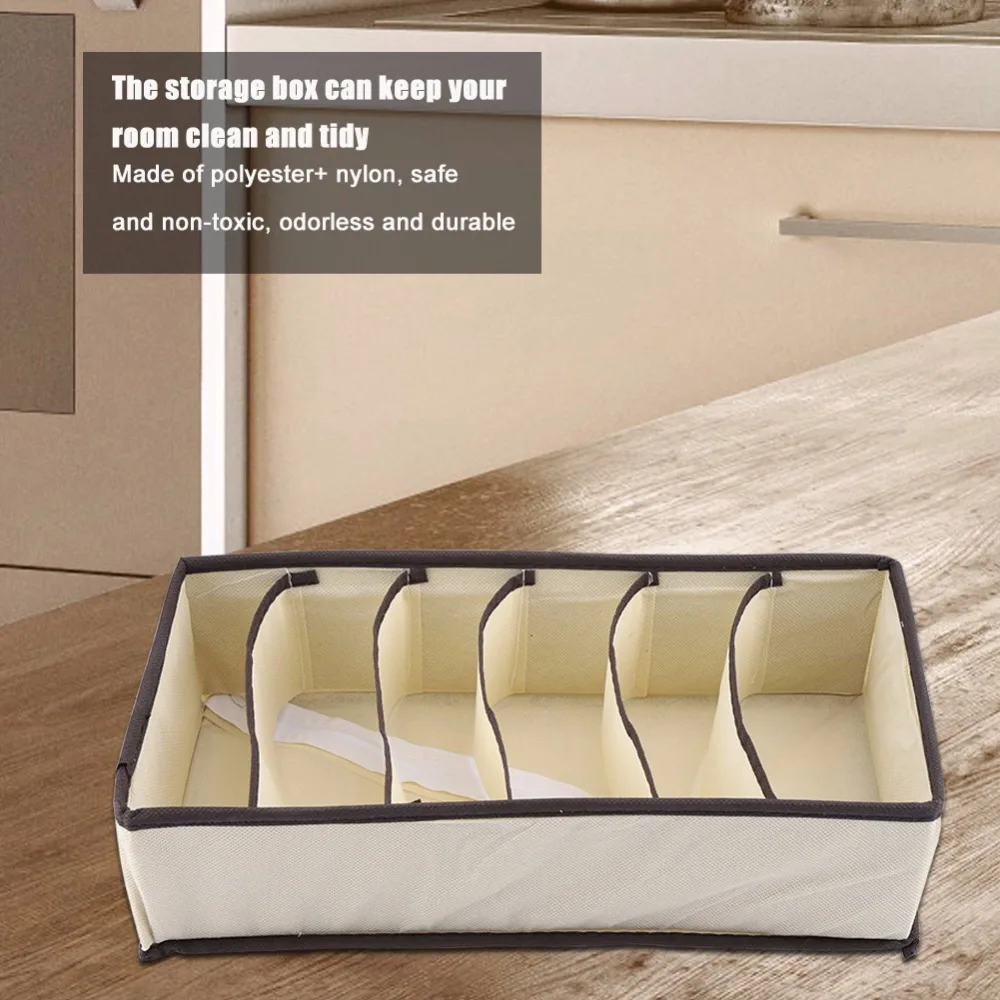 Modern Style Home Storage Boxes Portable Foldable Durable Divider Storage Box Case Container for Bra Underwear Sock
Modern Style Home Storage Boxes Portable Foldable Durable Divider Storage Box Case Container for Bra Underwear Sock