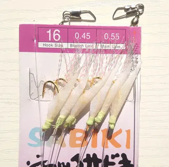 100packs 7# 9# 14# 16# 18# ribbonfish sea bass Sabiki Rig soft Shrimp fishing lure sea rig with fishing hook free shipping
100packs 7# 9# 14# 16# 18# ribbonfish sea bass Sabiki Rig soft Shrimp fishing lure sea rig with fishing hook free shipping