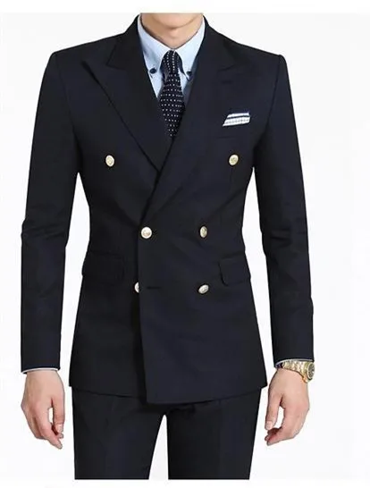3 pieces Double-Breasted Groom Tuxedos Peak Lapel Groomsmen Best Man Wedding Business Prom Suits ( jacket+Pants+tie)
3 pieces Double-Breasted Groom Tuxedos Peak Lapel Groomsmen Best Man Wedding Business Prom Suits ( jacket+Pants+tie)