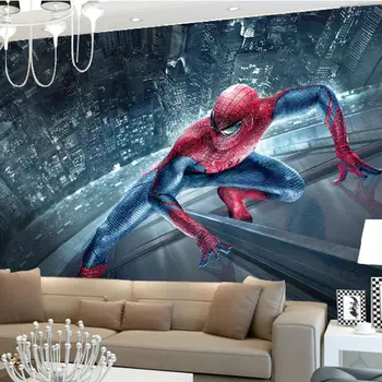 Marvel Spiderman Kids Boys Children Photo wallpaper Custom 3D Wallpaper Superhero Wall Murals Art interior Bedroom Room decor
Marvel Spiderman Kids Boys Children Photo wallpaper Custom 3D Wallpaper Superhero Wall Murals Art interior Bedroom Room decor