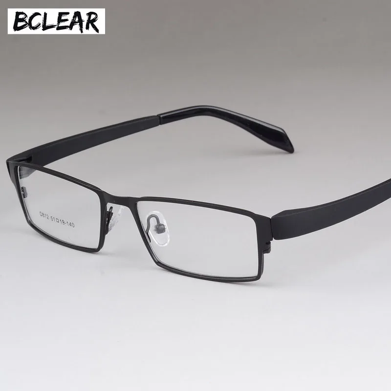 BCLEAR Men Titanium Alloy Eyeglasses Frames Flexible Temples Legs IP Electroplating Alloy Material Full Frame Spectacle Eyewear
BCLEAR Men Titanium Alloy Eyeglasses Frames Flexible Temples Legs IP Electroplating Alloy Material Full Frame Spectacle Eyewear