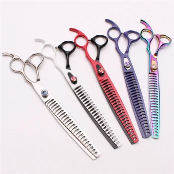 8" 22cm 440C Engraving Logo Clippers For Dog Grooming-for-dog Thinning Scissors Fish Bone Teeth Pets Hair Shears Add Bag C4004
8" 22cm 440C Engraving Logo Clippers For Dog Grooming-for-dog Thinning Scissors Fish Bone Teeth Pets Hair Shears Add Bag C4004