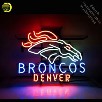 Broncos DENVE neon Signs Unique Artwork Real Glass Tube HORSE neon lights Recreation Home Wall Iconic Sign Neon Light Art Lamps
Broncos DENVE neon Signs Unique Artwork Real Glass Tube HORSE neon lights Recreation Home Wall Iconic Sign Neon Light Art Lamps