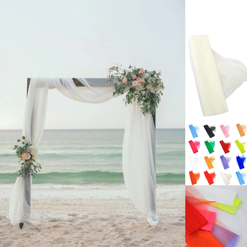 50x10cm Crystal Organza Fabric Marriage Yarn Tulle Roll Sheer Birthday Event Party Supplies Hawaii Wedding Propose Decoration
50x10cm Crystal Organza Fabric Marriage Yarn Tulle Roll Sheer Birthday Event Party Supplies Hawaii Wedding Propose Decoration