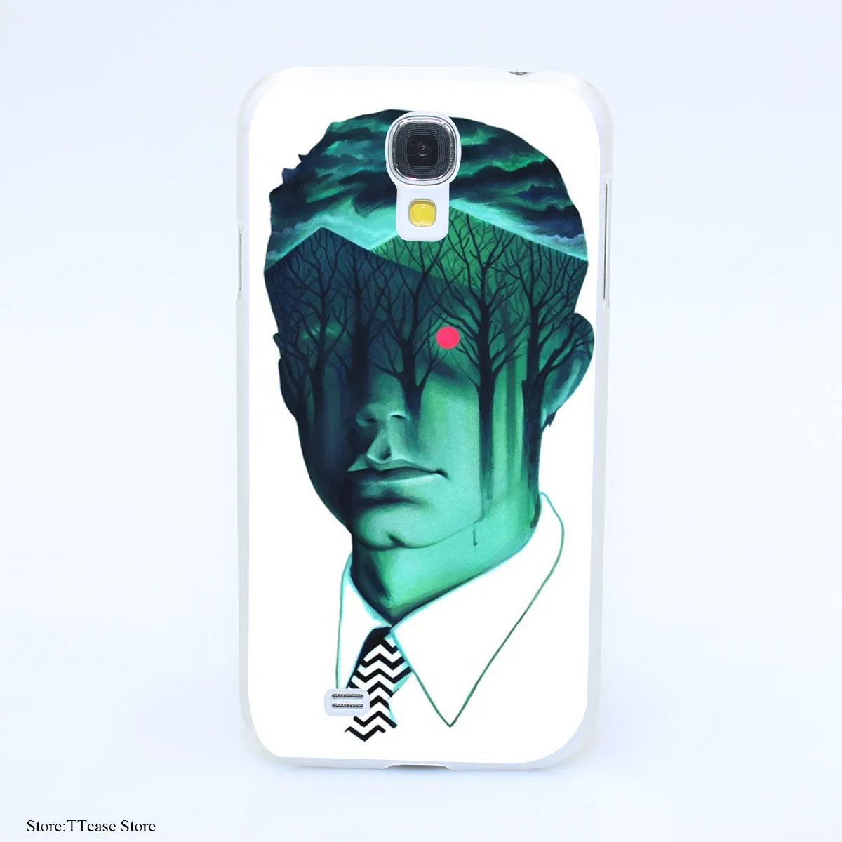 3880CA Twin Peaks Hard Transparent font b Case b font Cover for Galaxy S2 S3 S4
