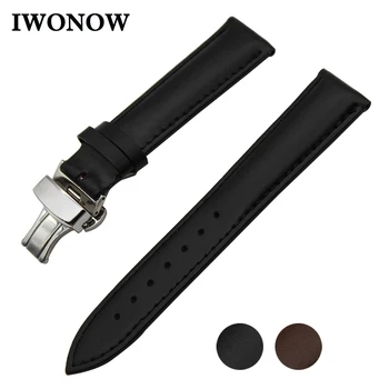 Genuine Leather Watch Band 18mm 20mm 22mm for Seiko Stainless Steel Butterfly Buckle Strap Wrist Belt Bracelet Black Brown
Genuine Leather Watch Band 18mm 20mm 22mm for Seiko Stainless Steel Butterfly Buckle Strap Wrist Belt Bracelet Black Brown