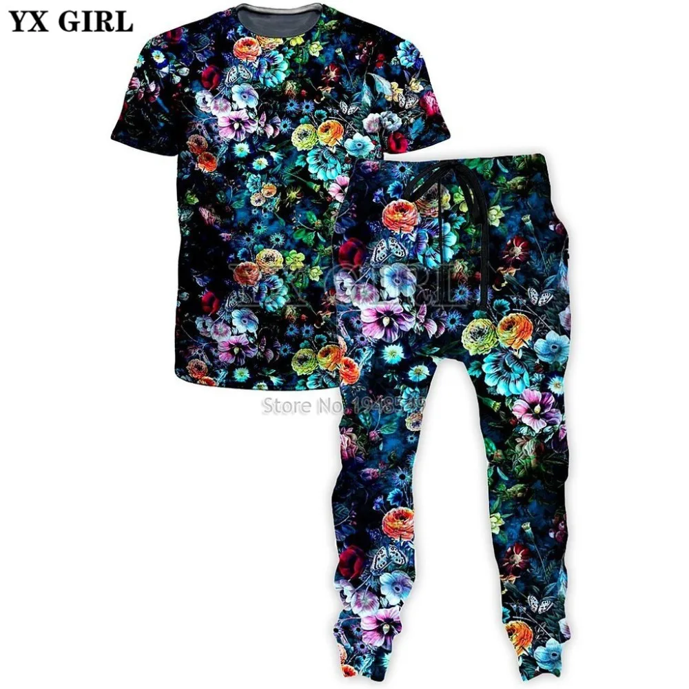 YX GIRL Men Women streetwear t shirts Neverland T-Shirt And Joggers Combo Vintage style flower 3d Print summer Casual t shirt
YX GIRL Men Women streetwear t shirts Neverland T-Shirt And Joggers Combo Vintage style flower 3d Print summer Casual t shirt