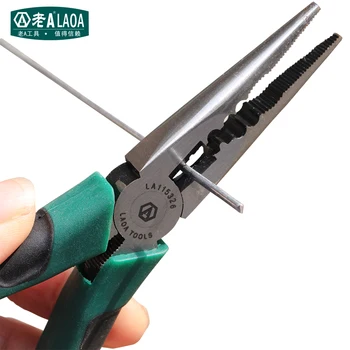 LAOA 6" Multi-function Long Nose Pliers High Hardness stainless Steel Needle Nose Pliers
LAOA 6" Multi-function Long Nose Pliers High Hardness stainless Steel Needle Nose Pliers